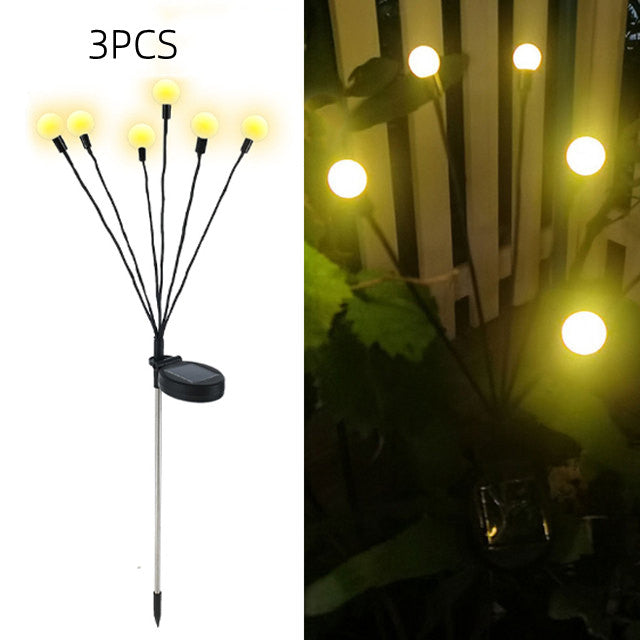 Simulation Firefly Solar Light Garden Decoration