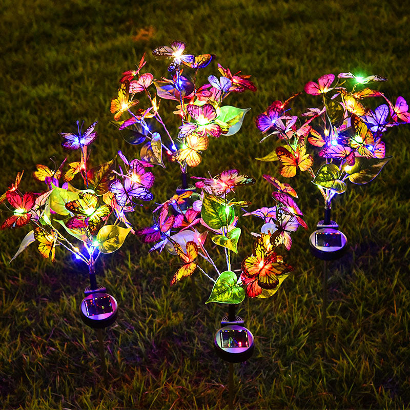 Solar Butterfly Courtyard LED Light