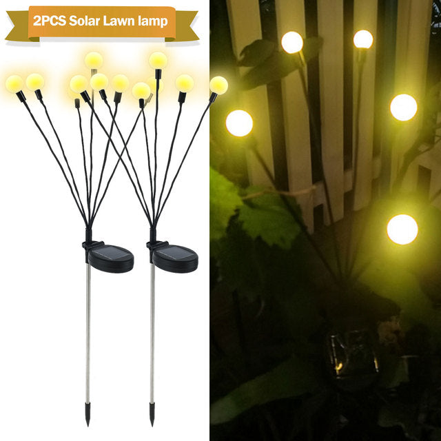 Simulation Firefly Solar Light Garden Decoration