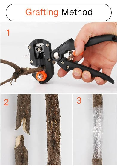 Elegant and efficient way to improve plant productivity with gardening grafting shears