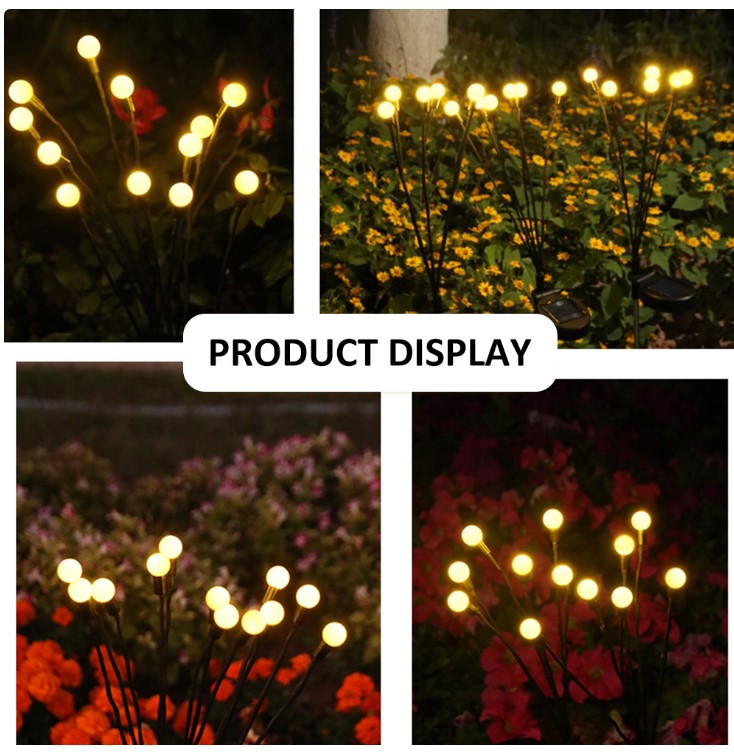 Simulation Firefly Solar Light Garden Decoration