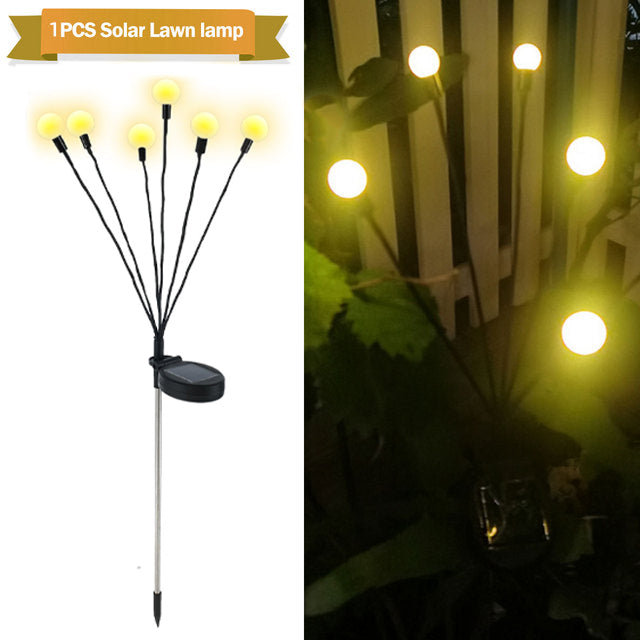 Simulation Firefly Solar Light Garden Decoration